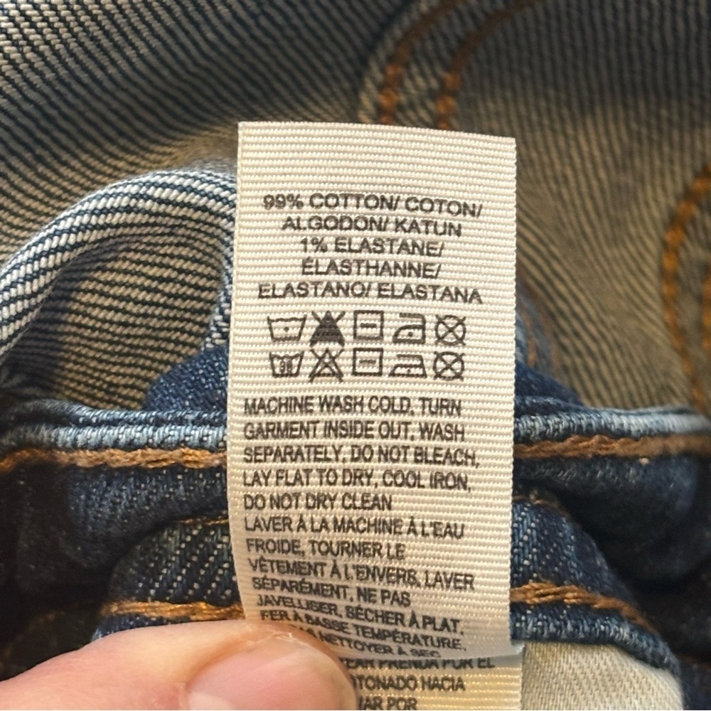 Lucky ReMade Denim Trucker Dress - size S​​ - Picture 9 of 9